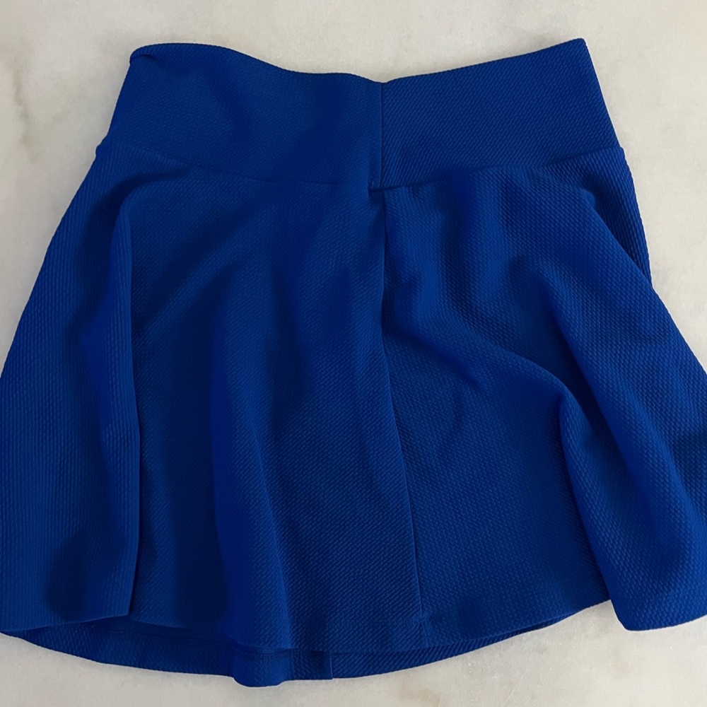 Blue Skater Skirt